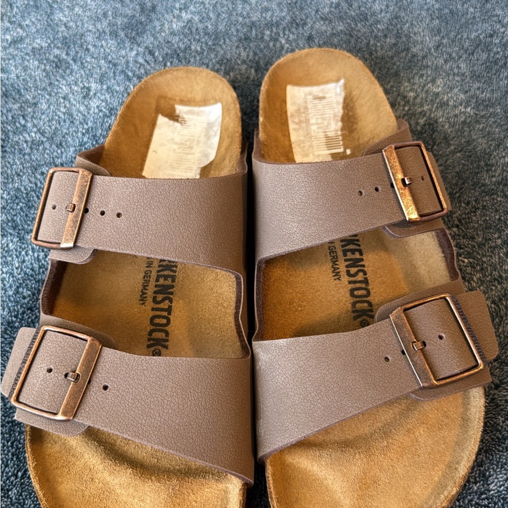 Birkenstock Tan Double-Strap Sandals